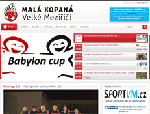 Tablet Screenshot of mkvm.cz